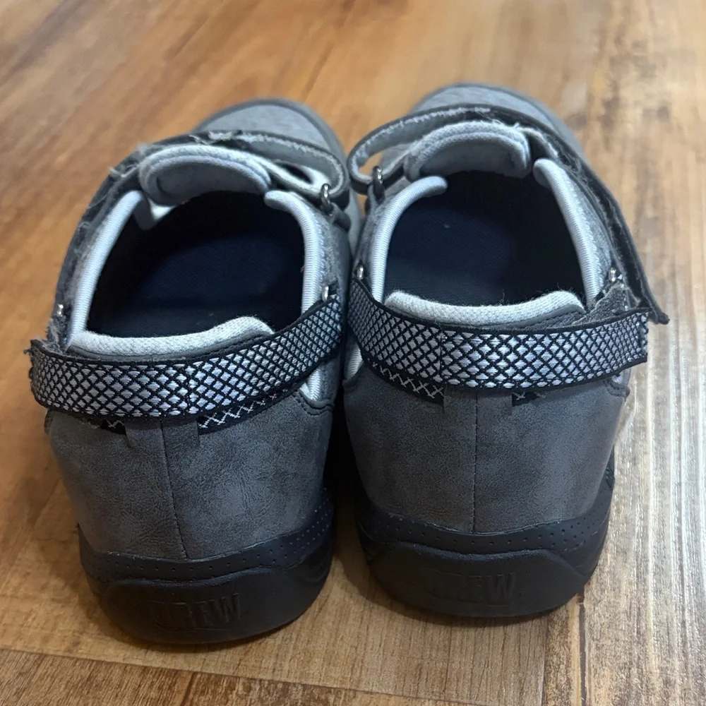 Drew gray Mary Jane Buttercup Dual Adjustable Strap walking shoes size 7.5 W